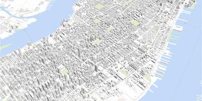Manhattan 3d map