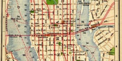 Map of old Manhattan