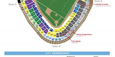 West Side Stadium map