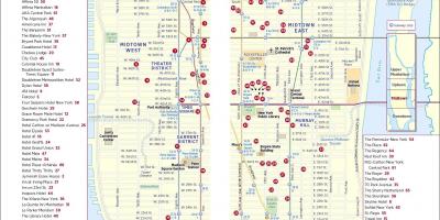 Printable walking map of midtown Manhattan